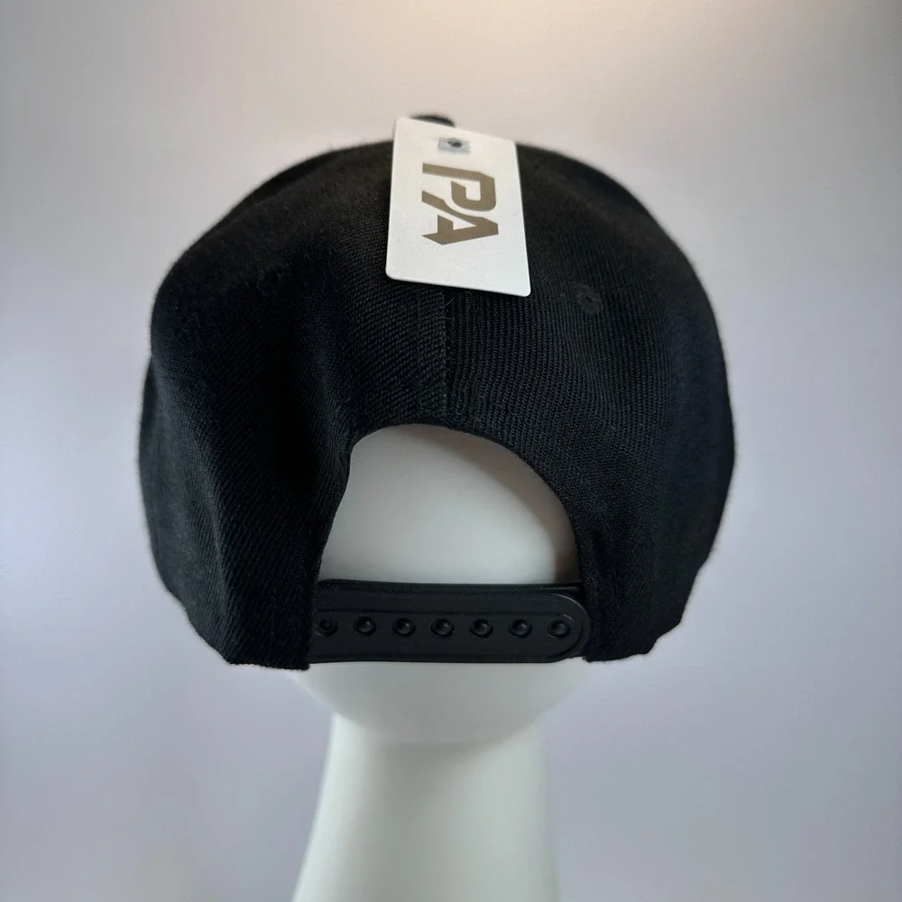 Primary Arms Hat Cap Black Embroidered Logo Snapback Formed 6 Panels Trucker NEW